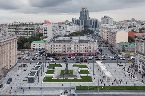Павильоны на Триумфальной площади в г. Москва, площадь после реконструкции. Автоматизация на оборудовании IECON.