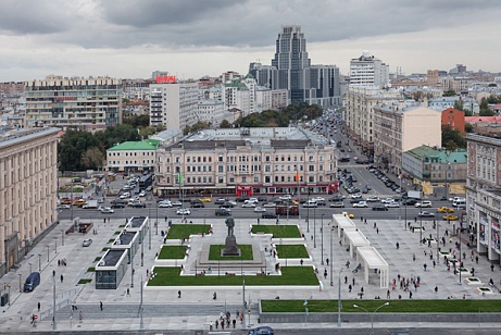 Павильоны на Триумфальной площади в г. Москва, применение оборудования IECON